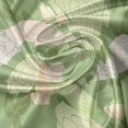 thumbnail image 7 of Ambesonne Rose Valance & Curtain, Pastel Abstract Blossoms, 55"x45", Pistachio Green White, 7 of 7