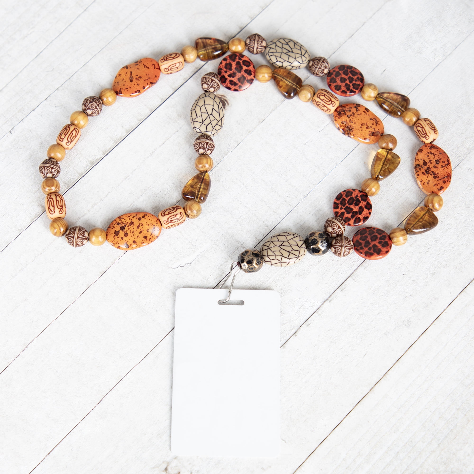 (2 pack) Cousin DIY Animal Print Bead Mix, Acrylic, Wood and Metal, 150g, 150 Piece, Adult, Model 69991230