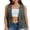 Army Green, variant on Women Hippie Waistcoat Vest Lightweight Solid Color Open Front Sleeveless Jacket with Tassel for Streetwear Outerwear