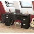 thumbnail image 3 of Bestar Optimum 59" Computer Desk in Deep Grey, 3 of 3