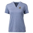 thumbnail image 2 of Women's Cutter & Buck  Heather Navy Toledo Mud Hens Forge DryTec Heathered Stretch Blade Top, 2 of 3