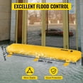thumbnail image 1 of Barrera contra inundaciones VEVOR, 24 pies de largo x 6 pulgadas de altura, alternativa a bolsa de arena, barrera de agua para inundaciones con gran efecto impermeable, tubos, 1 of 9