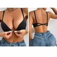 thumbnail image 4 of Women Front Closure Bra Lace Underwire Back Support Bras Push up Everyday Casual Top, 4 of 5