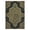 Shades of black, tan, variant on Avalon Home Mackinaw Center Medallion Indoor/Outdoor Area Rug