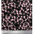 thumbnail image 1 of Soimoi Crepe Silk Fabric Blossom Floral Print Sewing Fabric Yard 42 Inch Wide, 1 of 3