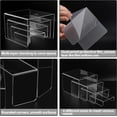 thumbnail image 4 of 8 PCS Square Acrylic Risers for Display - 4-Tier Clear Display Stand Risers Multifunctional, transparent acrylic stand for displaying collectibles and cupcakes, 4 of 6