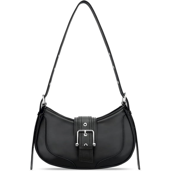 Kwuty Shoulder Bags for Women Retro Crescent Hobo Handbag Y2K Underarm Purse