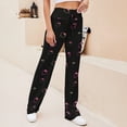 thumbnail image 3 of Hello Kitty Women's Wide Leg Yoga Pant Comfy Loose Sweatpants High Waist Lounge Casual Athletic Pant Workout Joggers Pant, 3 of 7