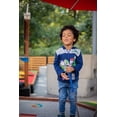 thumbnail image 3 of Disney Toy Story Little Boys' Fleece Quarter-Zip Hooded Sweatshirt Navy Buzz Lightyear, 3 of 6