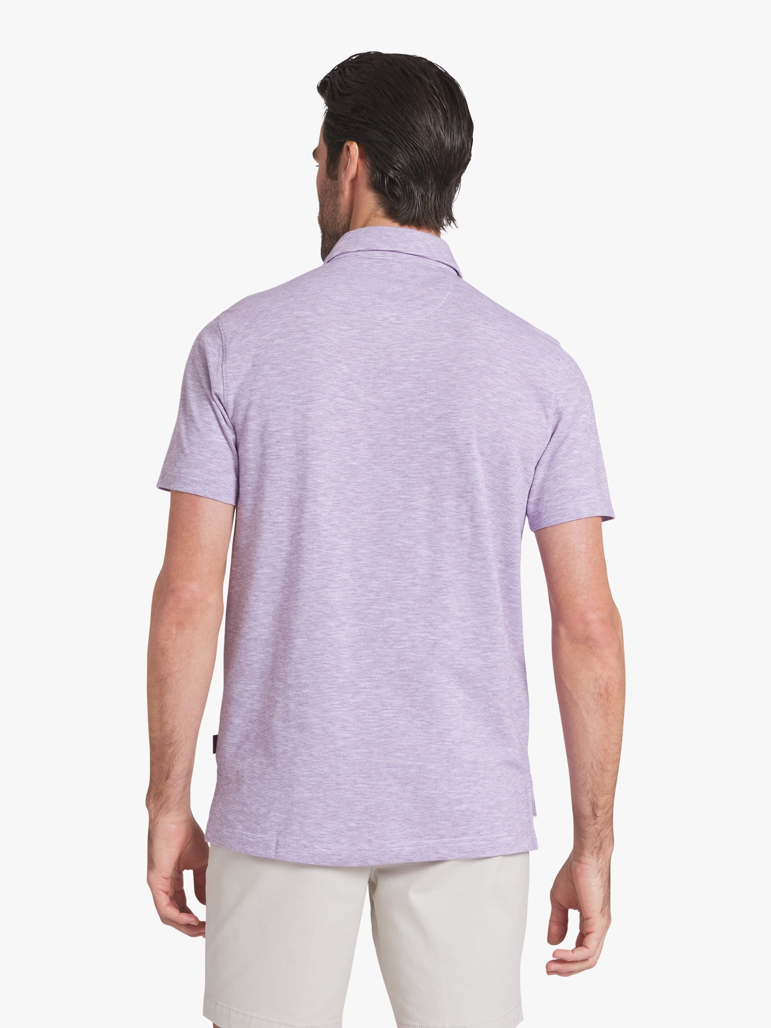 Chaps Men's and Big Men's Harbor Side Slub Short Sleeve Polo Shirt, Sizes S-3XL