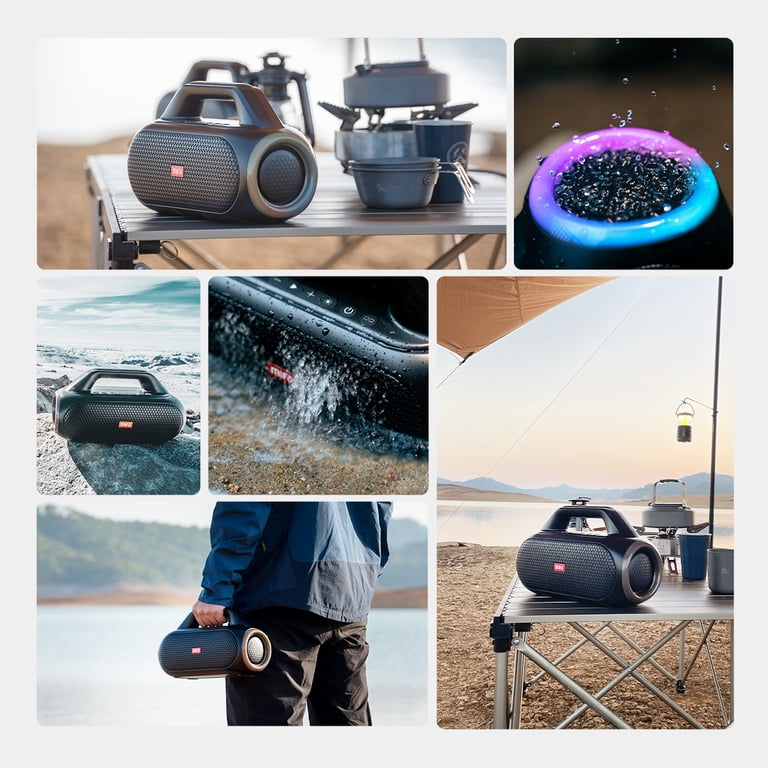 MIFA WildBox Portable Speaker, 60W RMS, Bluetooth 5.3, IPX7, 24H