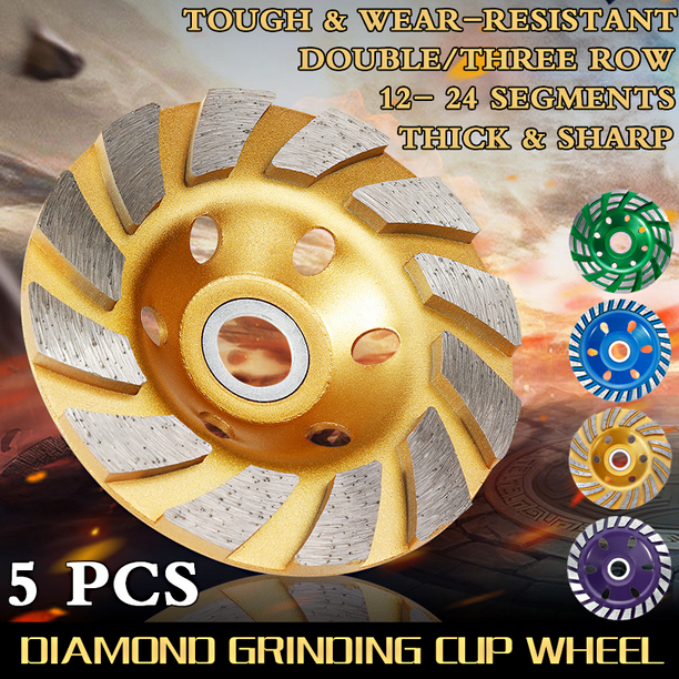 100mm Diamond Segment Grinding CUP Wheel Disc Grinder Concrete Granite Tool