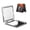 Square, variant on Japanese Cranes Art Portable Double-Sided Face Mirror Round Shape, Magnifying Compact Pocket Mirror with PU Leather Cover