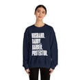 thumbnail image 3 of Barber Dad Fathers Day Birthday Ideas Sweatshirt, Gifts, Crewneck, 3 of 4