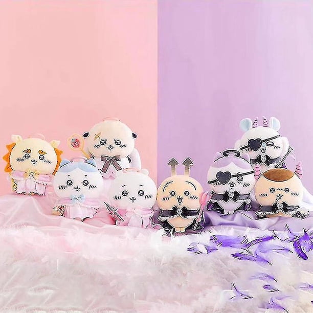 Chiikawa Cute Plush Angel Doll Keychain Pendant Fluffy Soft