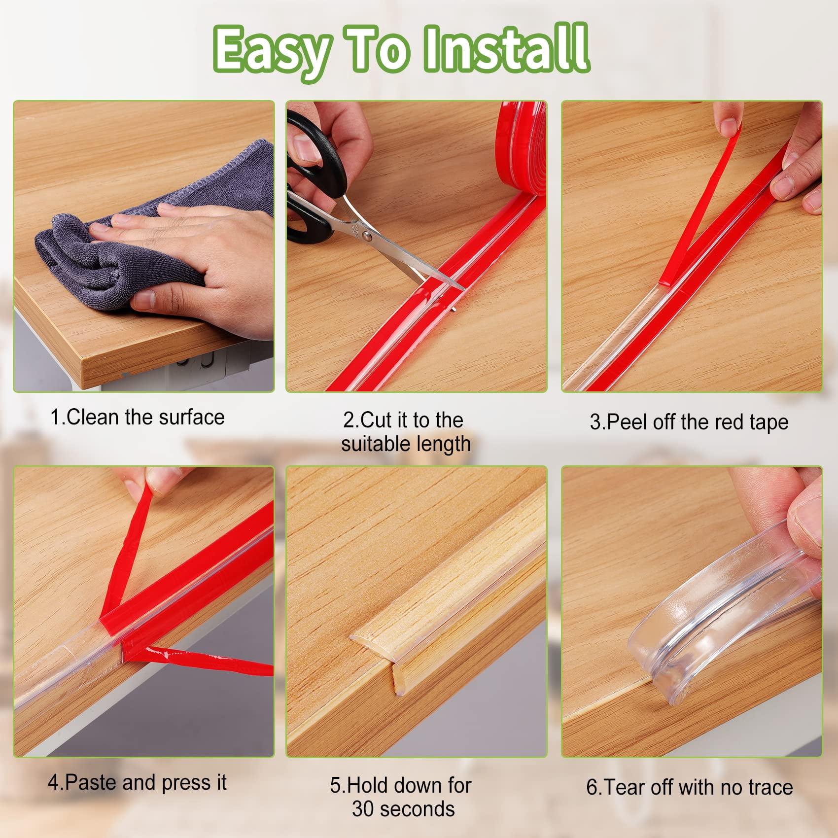 Baby Proofing Corner Protector Baby: 12 Pack Table Corner Protectors for Baby Furniture Guards| Baby Proof Corner Protectors to Cover Sharp Furniture