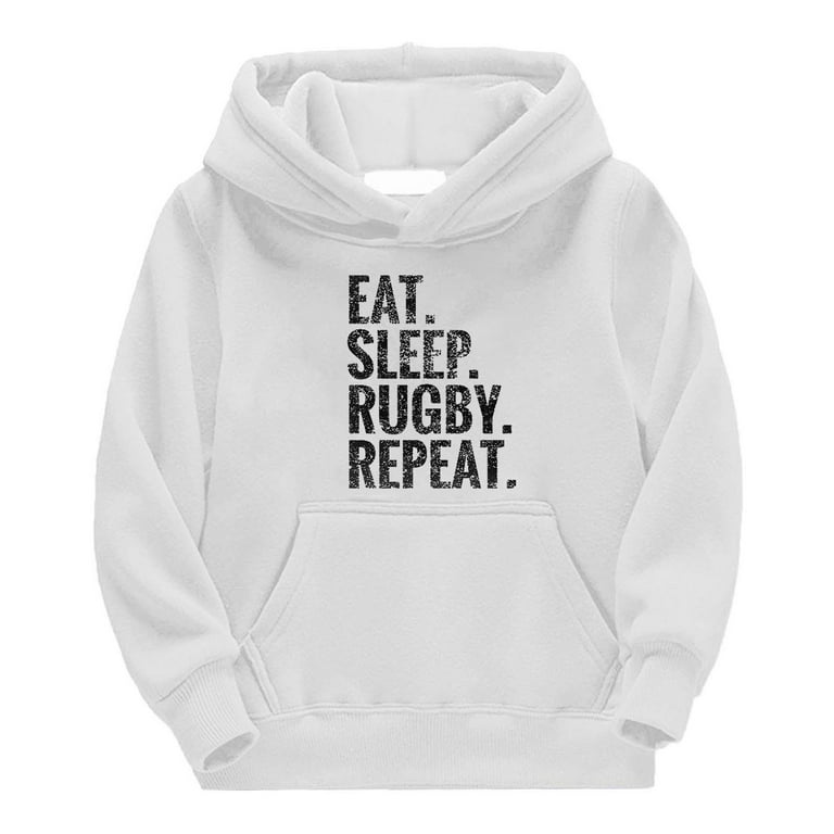 LUOGENLI Boys Hoodies Size Zip Up Football Fans Sports Gift
