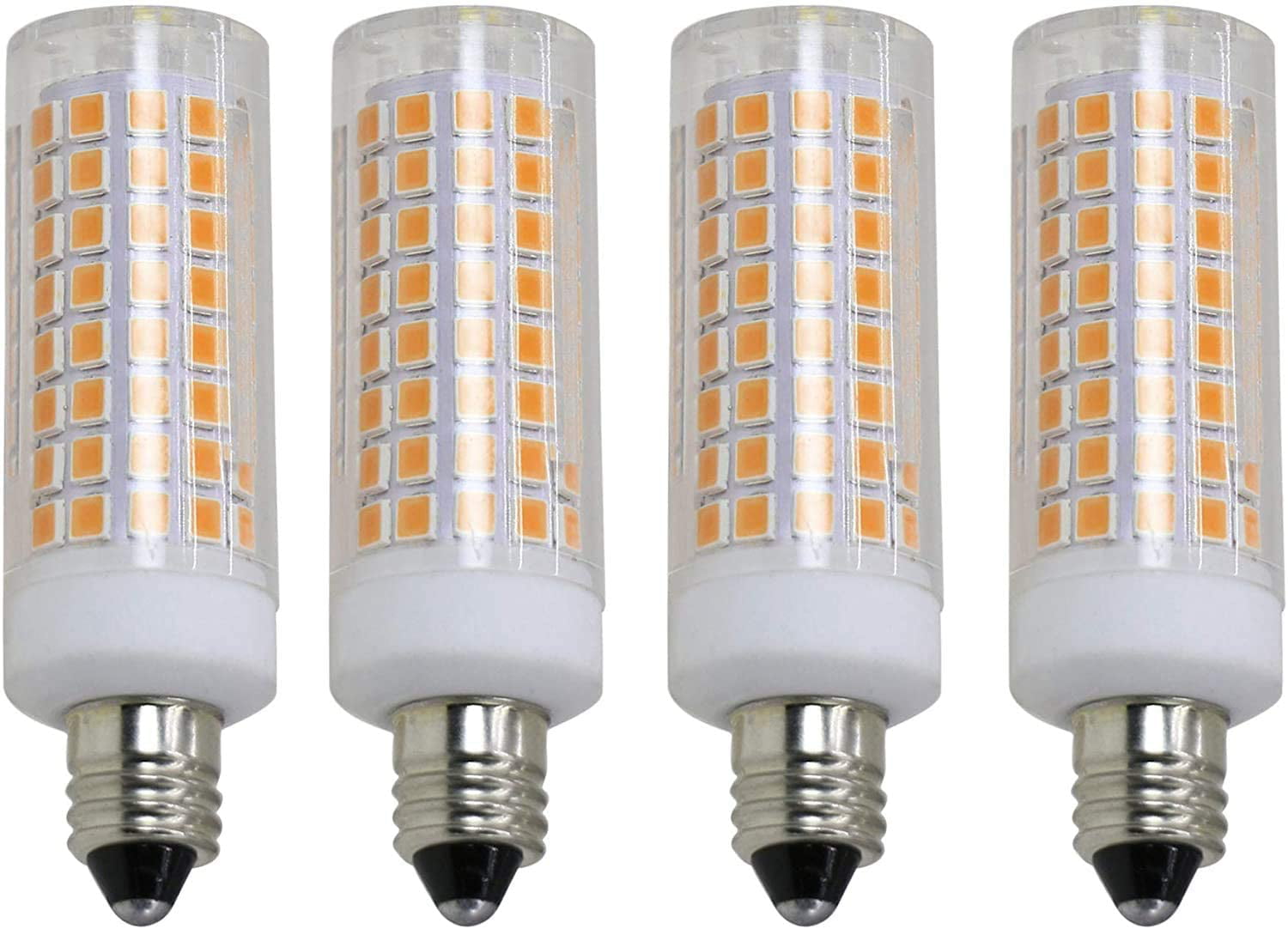 Pack of 2 Dimmable E11 LED Bulb Light 7 75WHalogen Bulbs Equivalent 3000K Warm White for Chandeliers Ceiling Fan Light AC110V 120V 130V Mini Candelabra Base 7W 