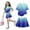 Dark Blue, variant on Summer Outfits for Kids Girls Size 7-8 Girls 2 Piece Outfits Cute Preppy Clothing Sets Casual Short Sleeve T Shirts Top and Skirts Athletic Lounge Set Wine 5-6 Years