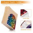 thumbnail image 5 of Yayeee Napkin Holder for Table Kitchen Paper Tissue Organization, Colorful Dragon Scales Pattern, 5 of 8