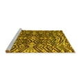 thumbnail image 2 of Ahgly Company Machine Washable Indoor Rectangle Abstract Yellow Modern Area Rugs, 7' x 9', 2 of 4