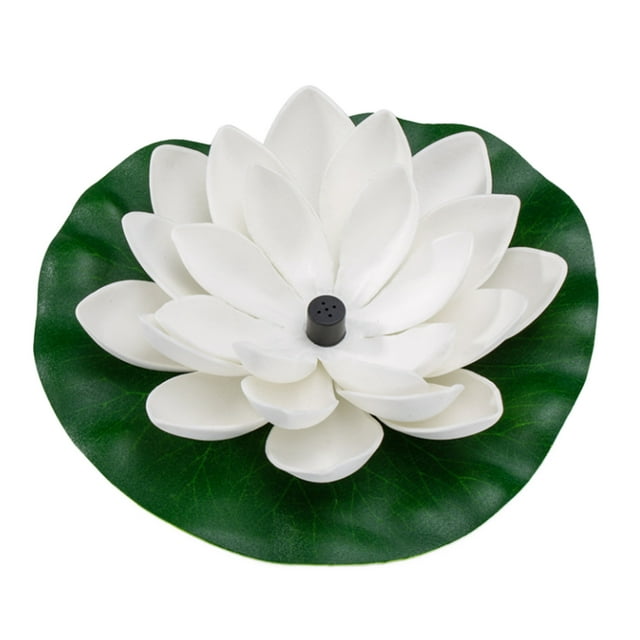 Bmisegm Solar Waterscape Garden Floating Flower Fountains for Bird Bath Fish Tank Pool Swimming White