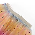 thumbnail image 3 of SAYOO Casual Short Yarn Skirt for Girls , Rainbow Assorted Color Multi-layer Elastic Waist Dress, Pink/ Yellow/ Purple/ Light Purple/ Rosy, 3 of 3