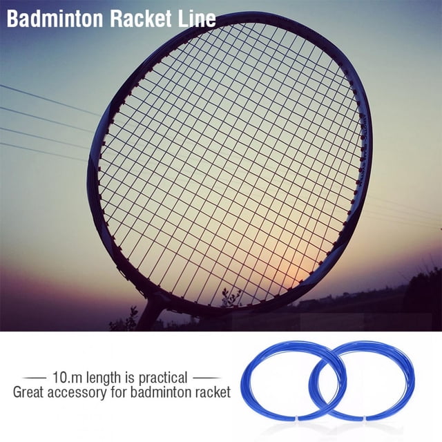 LAFGUR 10m/32ft Durable Nylon High Flexibility Badminton Racket Racquet String Line