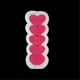 thumbnail image 2 of Candle Wax Soft Casting Die 5 Cells Love Heart Silicone Stencil For Mousse Cake, 2 of 2