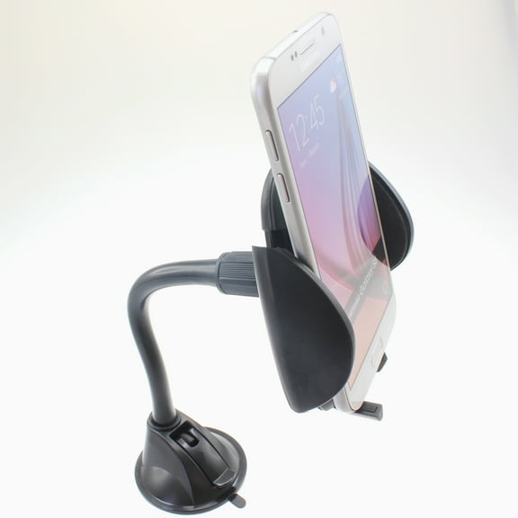 Dash Car Mount for Galaxy S23 FE - Windshield Holder Cradle Swivel Dock Suction Compatible With Samsung Galaxy S23 FE