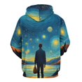 thumbnail image 3 of Man Under Starry Night Sky-1 3d Sweatshirts Hoodie Fashion Casual Personality Men's Women Street Hoodie Pullovers Long Sleeve Comfortable Top, 3 of 6
