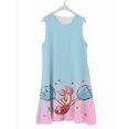 thumbnail image 1 of Winnie the Pooh Tigger Piglet Patrón Estilo simple Verano Nuevo Vestido para niñas Vestido corto sin mangas Cómodo Soft Girl Nightdres160 Gao Jinjia LED, 1 of 2