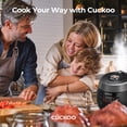 thumbnail image 7 of CUCKOO Twin Pressure Rice Cooker 6-Cup Uncooked / 12-Cup Cooked with Nonstick Inner Pot, Versatile Rice Maker & Warmer with 14 Menu Options, Voice Guide, Auto Clean, Black (CRP-RT0609FB), 7 of 7