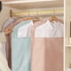 thumbnail image 1 of Portatrajes para colgar ropa | Funda de traje grande con cremallera y ventana transparente | Almacenamiento en el armario transpirable, lavable y resistente al polvo | Protector de viaje plegable, 1 of 7