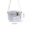 Clear Jelly Mini Beach Bag Crossbody Purse PVC for Women, Waterproof ...