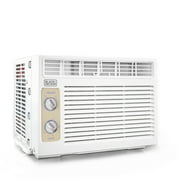 BLACK+DECKER BD05MWT6 Window Air Conditioner 5000 BTU, Cools up to 150 Square feet, White