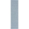 thumbnail image 2 of SAFAVIEH Courtyard Evander Geometric Indoor/Outdoor Runner Rug, Gray/Blue, 2'3" x 16', 2 of 10