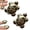 2pcs*25mm, variant on Pyrite Tortoise Kachhua, Crystal Turtle, Mini Healing Crystal Stone Decor for Office, Desk Home (2Pcs*25mm)