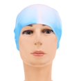 thumbnail image 2 of Gorro de Natación de Silicona Elástica Unisex Traje de Baño de Gorro de Natación de Piscina de Verano A4 Macarena Gorra de piscina, 2 of 8