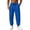 #1-Blue-A0715C, variant on Hearthz Sweatpants for Men Cotton Elastic Drawstring Mens Athletic Pants Solid Color Workout Jogger Pants Men with Pocket Blue M