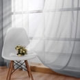 thumbnail image 4 of UKAP Rideaux Traitements Rideaux Décoration Maison Voile Transparent Luxe Intérieur Gris 132x140cm/52*55 Po, 4 of 4