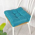 thumbnail image 1 of Cojín de asiento Soledad cojines de asiento color sólido azul, 1 of 10