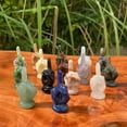 thumbnail image 3 of Figura de cristales del dedo medio Estatua divertida del dedo medio de cristal, decoración del dedo medio, estatua de bolsillo tallada a mano Decoración de cristal del dedo medio, 3 of 8