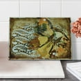 thumbnail image 2 of Vintage Cutting Board, Grunge Graphic of Lace Look Ornate with Macro Butterfly Designs, Decorative Tempered Glass Cutting and Serving Board, in 3 Sizes, by Ambesonne, 2 of 5