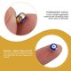 thumbnail image 4 of 50 piezas creativas colgantes diseñados con mal de ojo accesorios de bricolaje de cuentas artesanales hechas a mano, 4 of 5