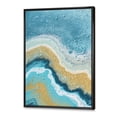 thumbnail image 3 of Abstract Composition In Blue and Yellow VI 24 in x 32 in Framed Painting Canvas Art Print, by Designart, 3 of 5