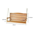 thumbnail image 5 of Jack-Post 4 foot Honey Brown Mahogany Hardwood Swing Seats 1-2 People 901678, 5 of 8