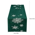 thumbnail image 3 of Cififendec Christmas Snowflake Printed Table Runner, 72"×13", Festive Decorative Table Runner for Dining Table Xmas Family Gathering, 3 of 4