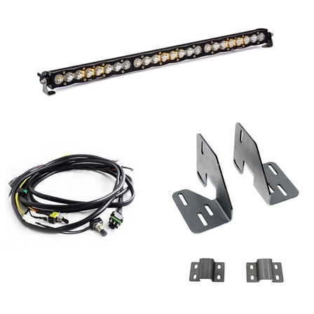 Baja Designs 18-19 GMC 2500/3500 HD S8 30in Light Bar Kit - 447632 Fits select: 2018-2019 GMC SIERRA