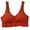 Red, variant on LOVZFMLL Sports Bras for Women U Back Padded Workout Yoga Crop Tank Top Wireless Support Bra for Gym Running Fitness White M